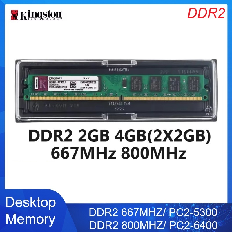 Ddr2 Ram - Kingston Memoria Ram Kit Pamięć RAM