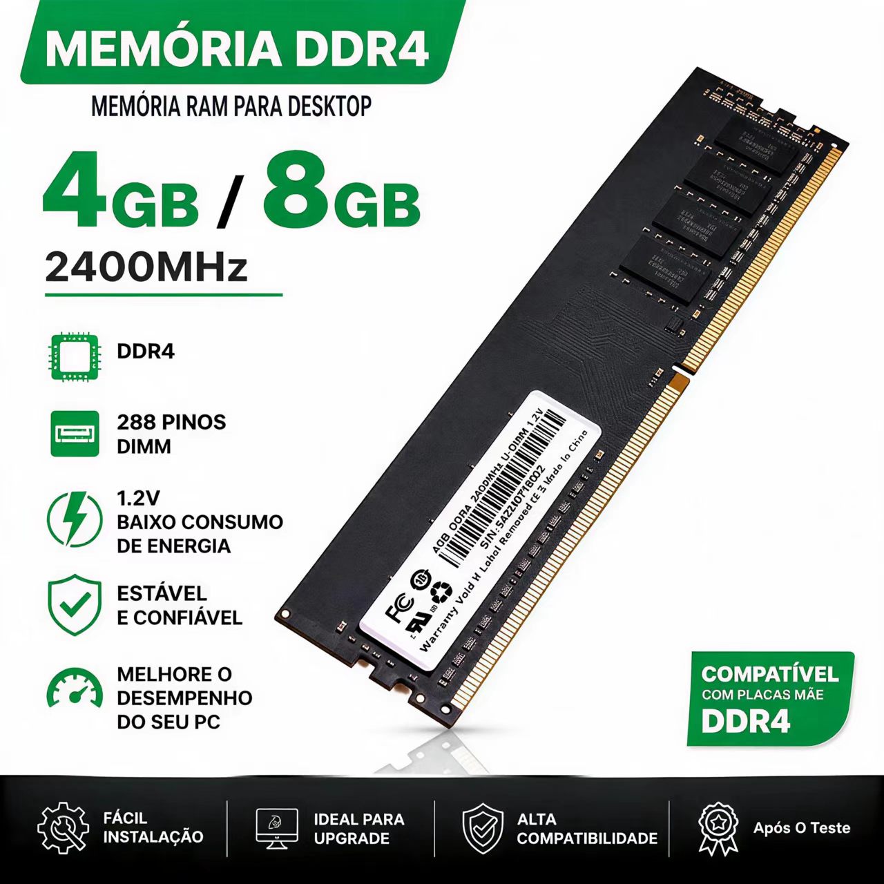 Ddr4 3200Mhz - Pamięć RAM DDR4 4GB 8GB 2400MHz