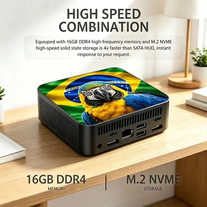 Meksyk Brazylia Flaga Mini PC  – Ddr3 Ram recenzja i cena